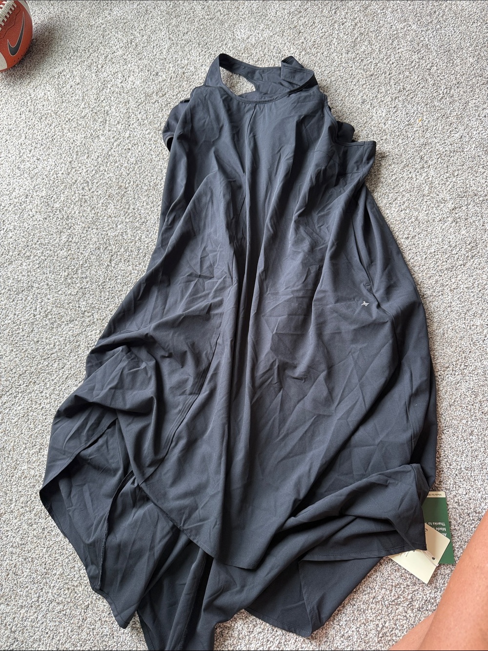 Black Sleeveless Halter Dress - Lightweight Women's Dress